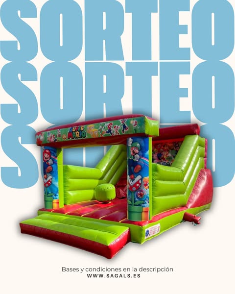 Imagen de ¡ESTAMOS DE SORTEO! 🎂
Nuestra sección de hinchables cum