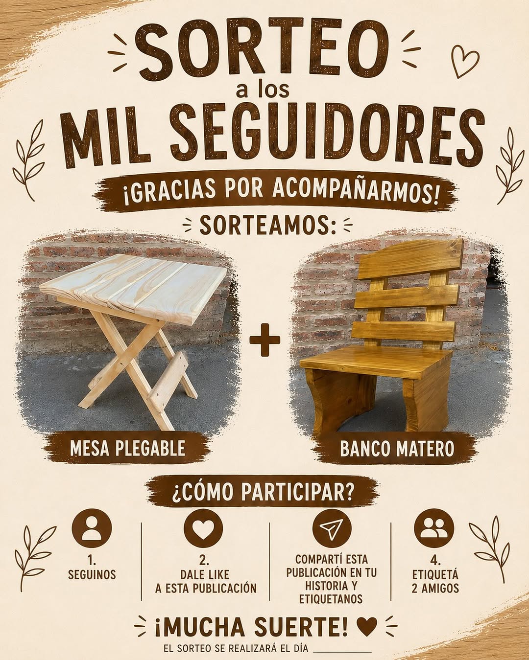 Imagen de 🎉 ¡SORTEO POR LOS MIL SEGUIDORES! 🎉

Queremos agradec