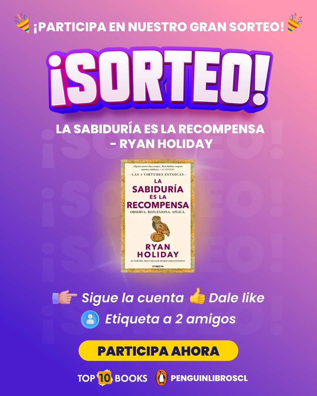 Imagen de ¡Sorteo en Top10books entre reflexión y sabiduría! ✨�
