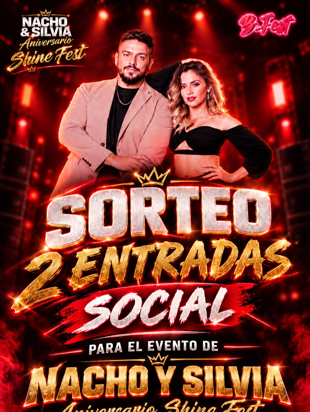 Imagen de 🎉🔥 ¡SORTEO DE 2 ENTRADAS PARA EL ANIVERSARIO SHINE FE