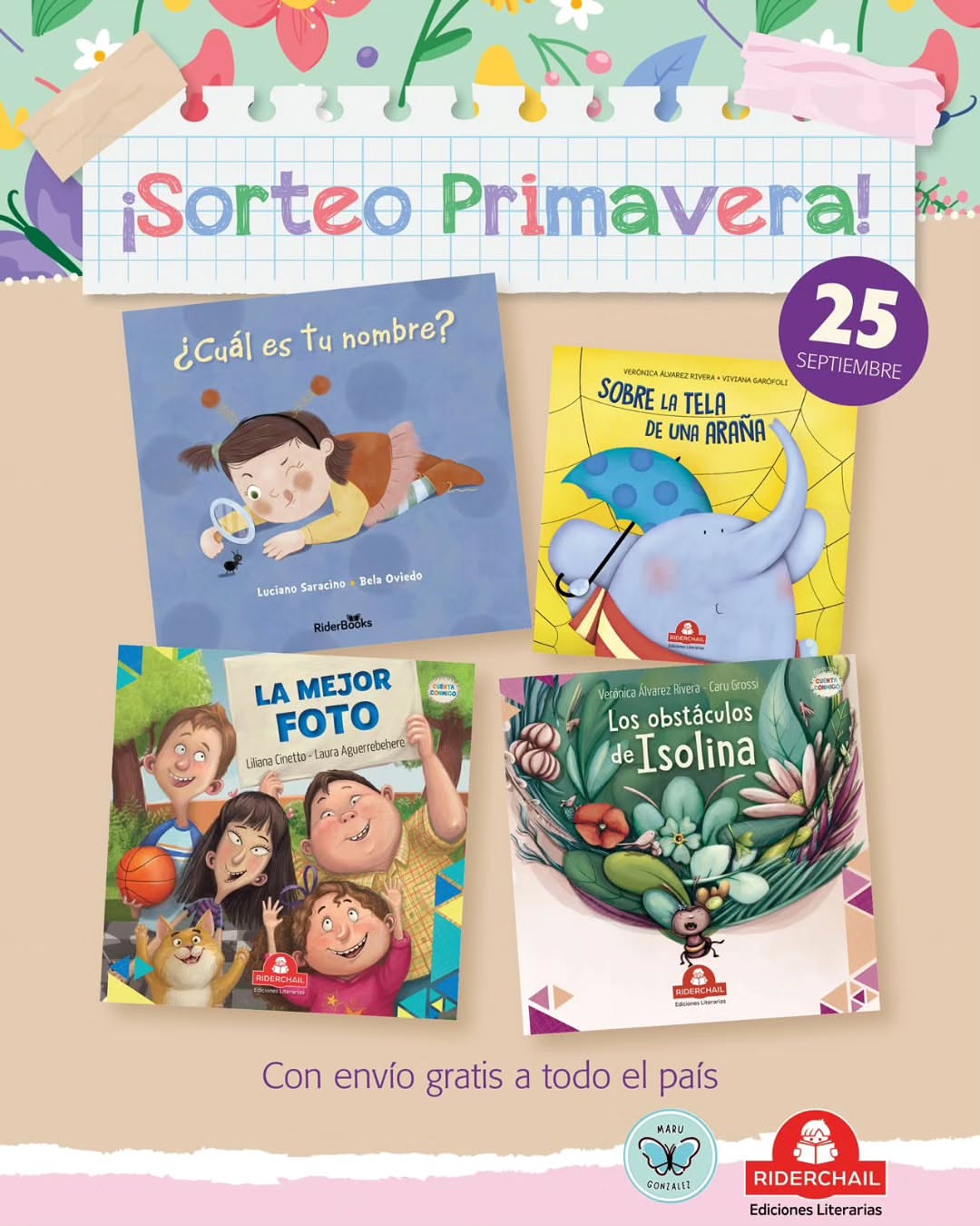 Imagen de Sorteo junto a @riderchail_ediciones 📚

🦋 Se viene la 