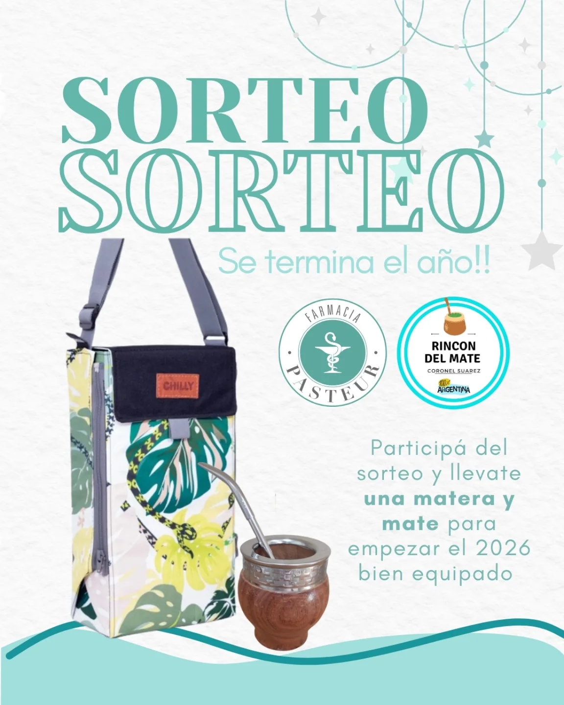 Imagen de 🎉 ¡SORTEO DE FIN DE AÑO!

Junto a Rincón del mate, qu