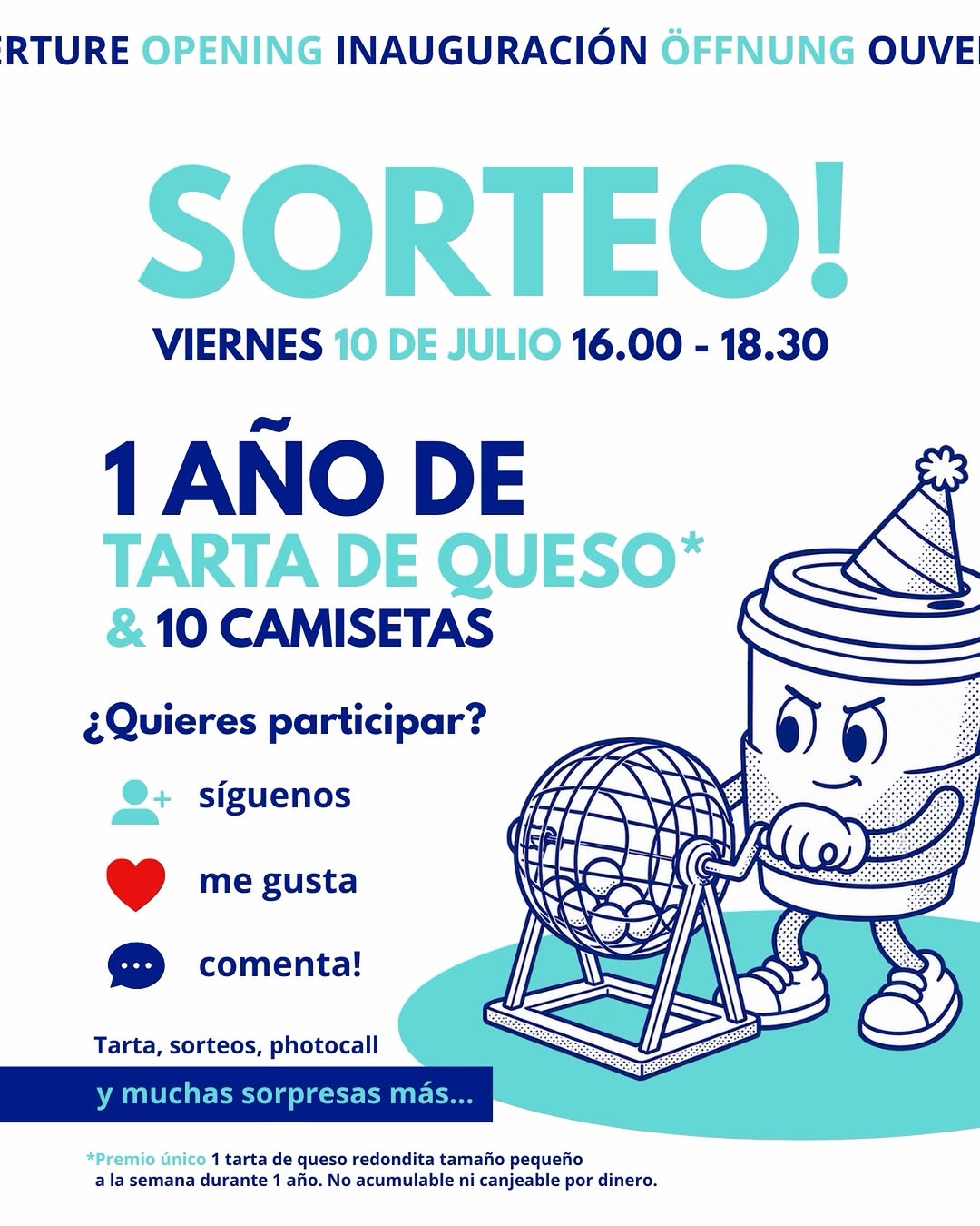 Imagen de ¿1 año de tarta de queso? Sí, has leído bien🧀

El vie