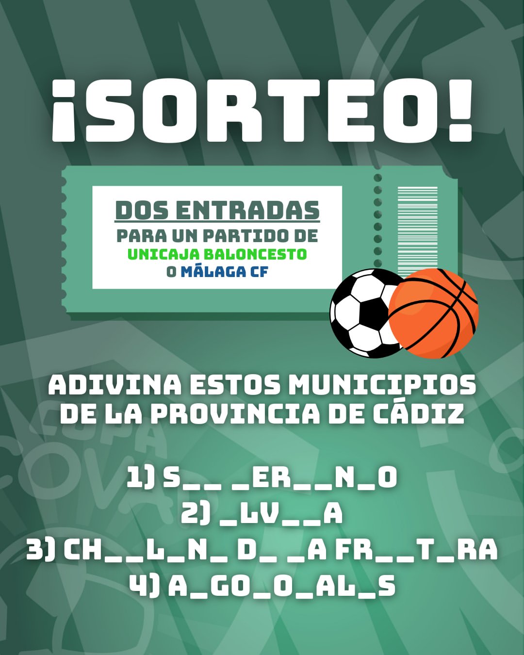 Imagen de ‼🏆 ¡NUEVO CONCURSO! ¡Sorteamos dos entradas (a elegir