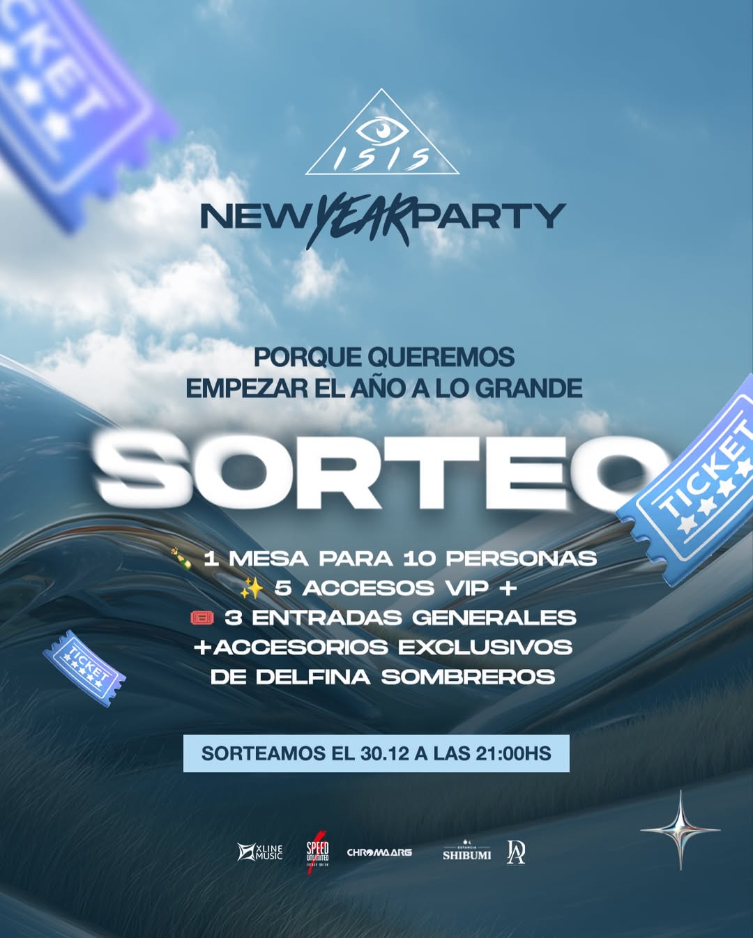 Imagen de ✨ SORTEO IS⟁S – NEW YEAR PARTY ✨
Porque queremos emp