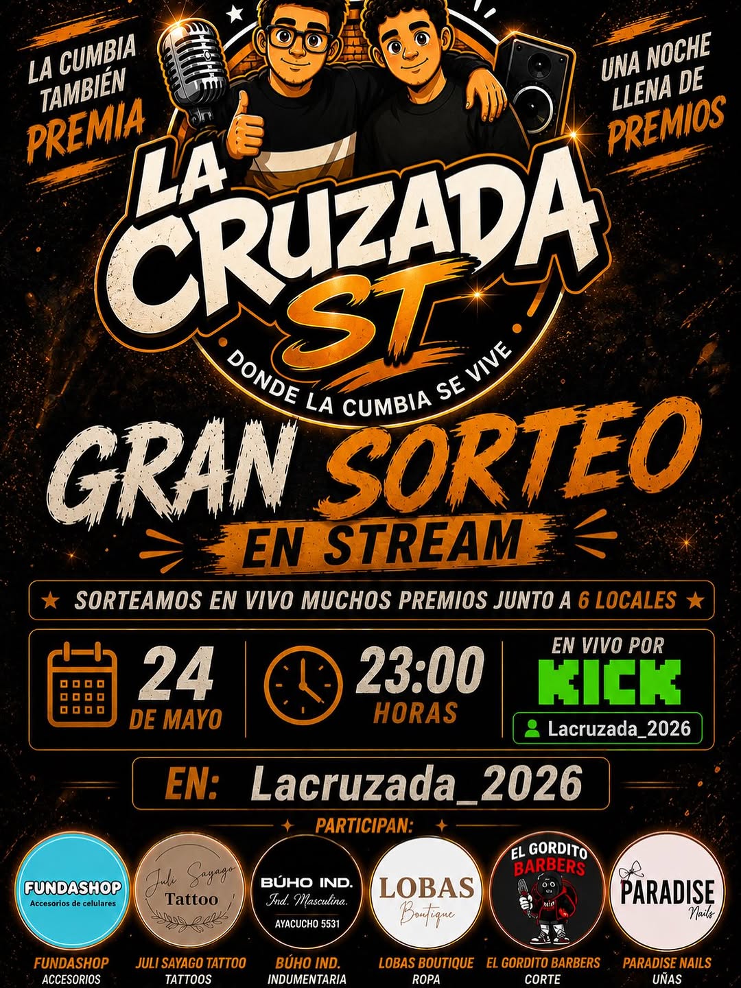 Imagen de 🔥 SORTEO OFICIAL 🔥

Distintos locales se unieron a La 