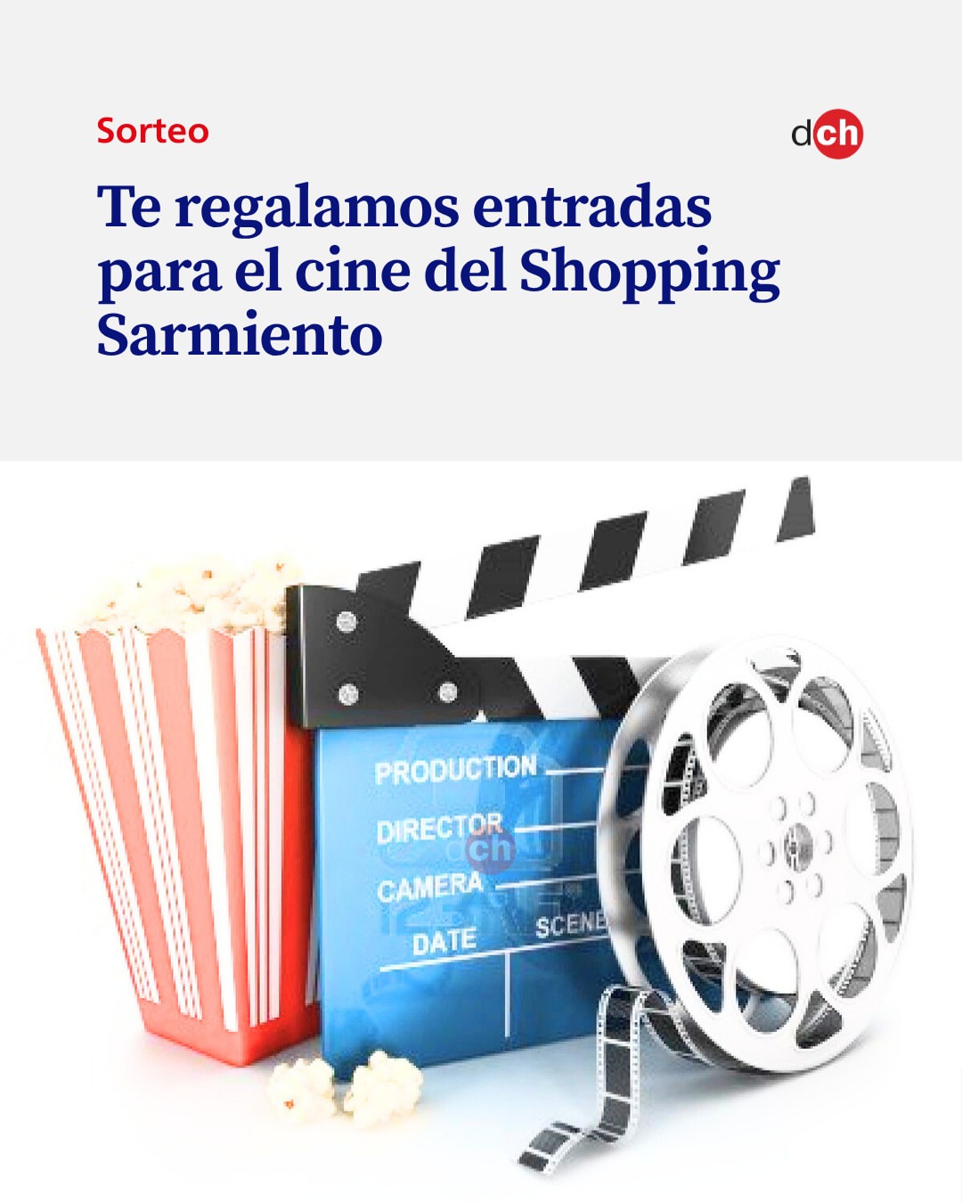 Imagen de SORTEO 🎉

Participá y ganá entradas para ir al cine del
