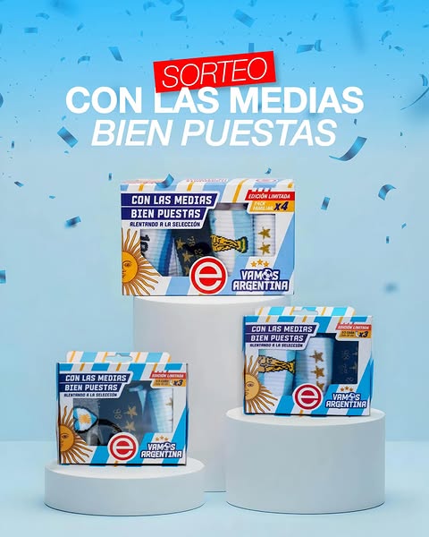 Imagen de 🩵🤍🩵 ¡NUEVO SORTEO!

Para que alientes a la Selecci
