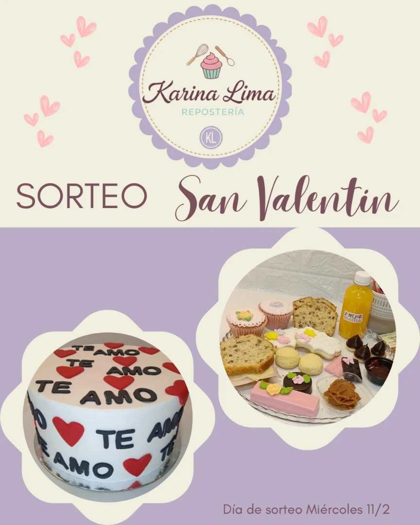 Imagen de 💘 ¡SORTEO DEL AMOR 🍰
Este año queremos que San Valen