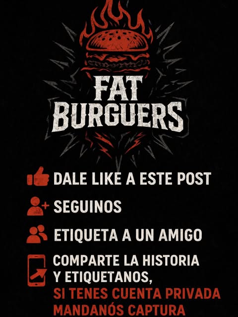 Imagen de 🎉🔥 SORTEO FAT BURGUERS 🔥🍔
¡Queremos premiar a n