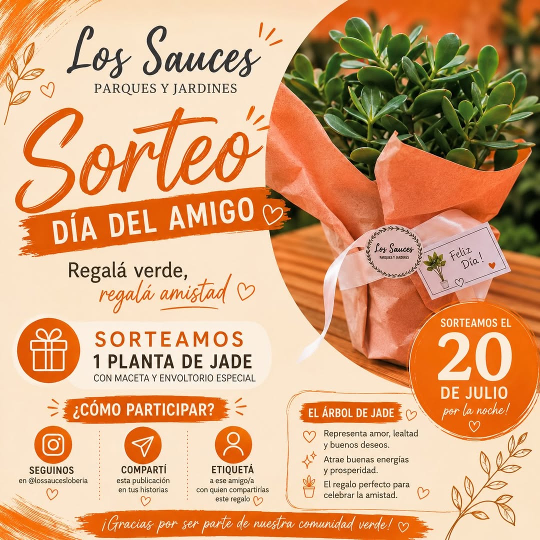 Imagen de 🌿🧡 ¡SORTEO DÍA DEL AMIGO! 🧡🌿

Porque los mejor