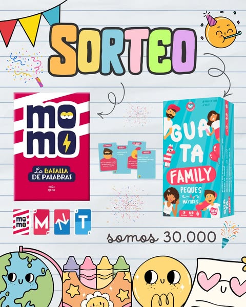 Imagen de 🎉 ¡SOMOS 30.000! 🎉

Y para celebrarlo vamos a sortear