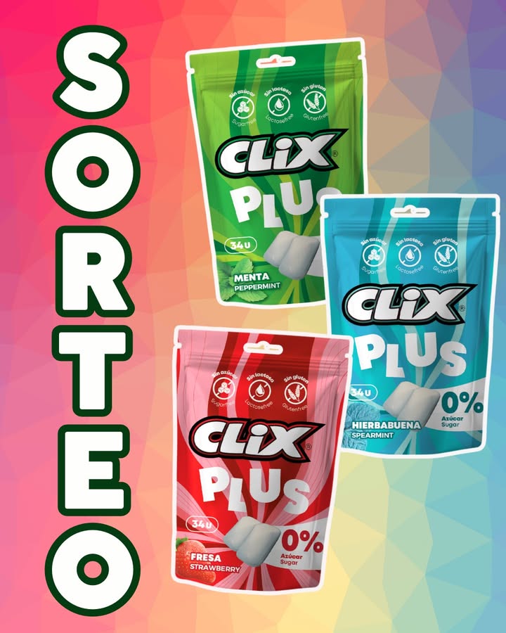 Imagen de 🆂🅾🆁🆃🅴🅾 CLIX PLUS. ¡Los 3 sabores para ti!