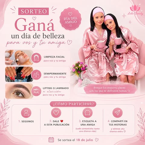 Imagen de 🎀 ¡Llegó el sorteo del Día del Amigo! 🎀

Porque los