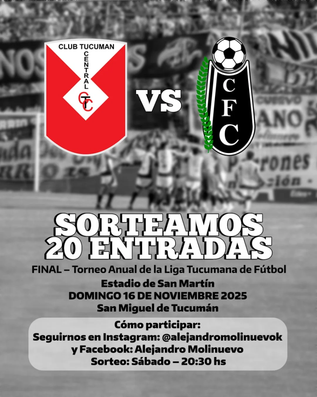 Imagen de 📣 ¡SORTEAMOS 20 ENTRADAS PARA LA GRAN FINAL! ⚽️🔥
