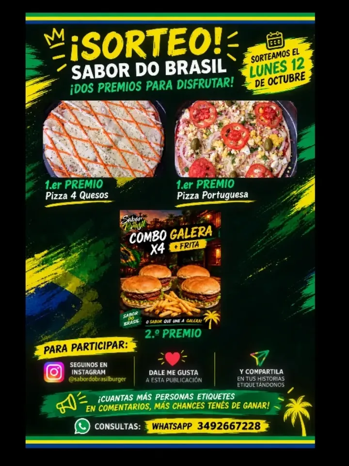 Imagen de 🎉🇧🇷 ¡SORTEO DE SABOR DO BRASIL! 🇧🇷🎉

¡Se