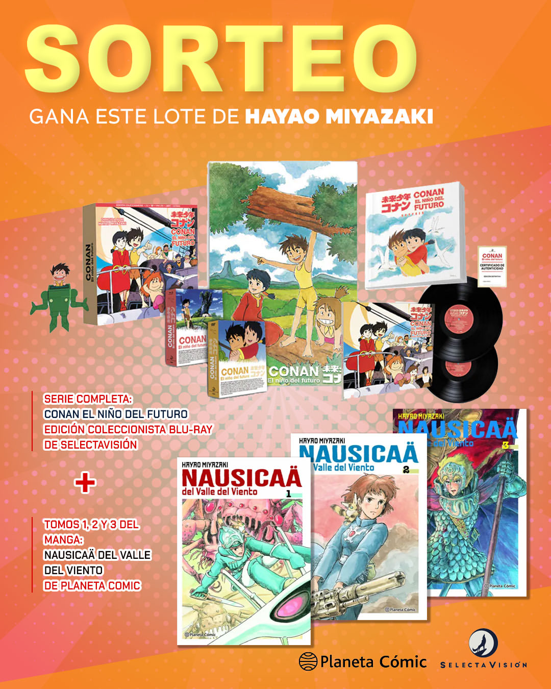 Imagen de 💥 SORTEO de Manga y Anime por el gran HAYAO MIYAZAKI 🎂