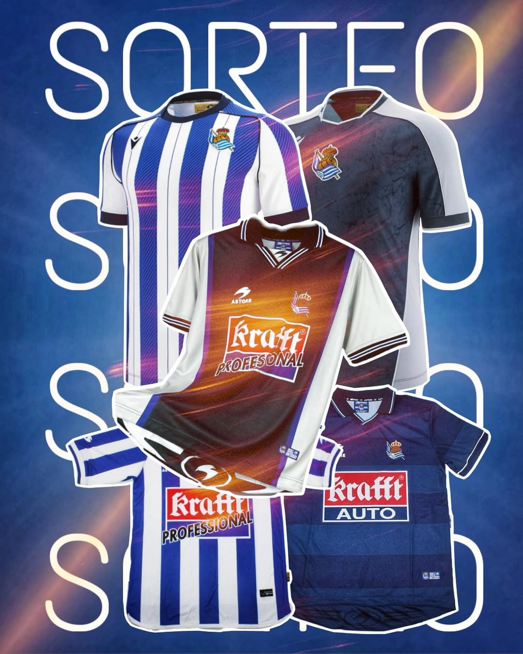 Imagen de 🎽🎁 ¡SORTEO!

🔵⚪️ Camiseta de la Real a elegir 