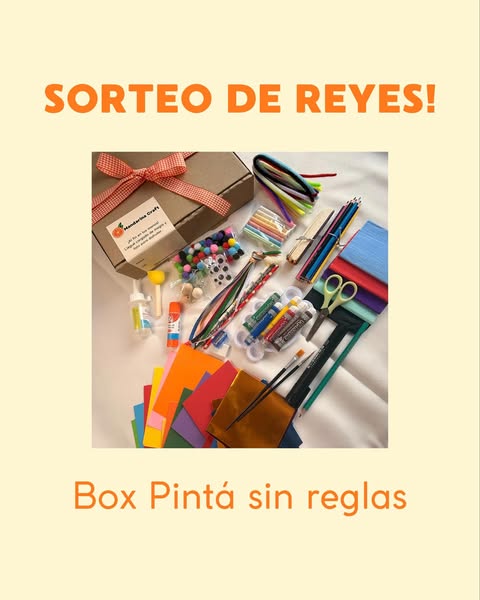 Imagen de SORTEO DE REYES 👑🍊🎨

Este año los Reyes traen crea