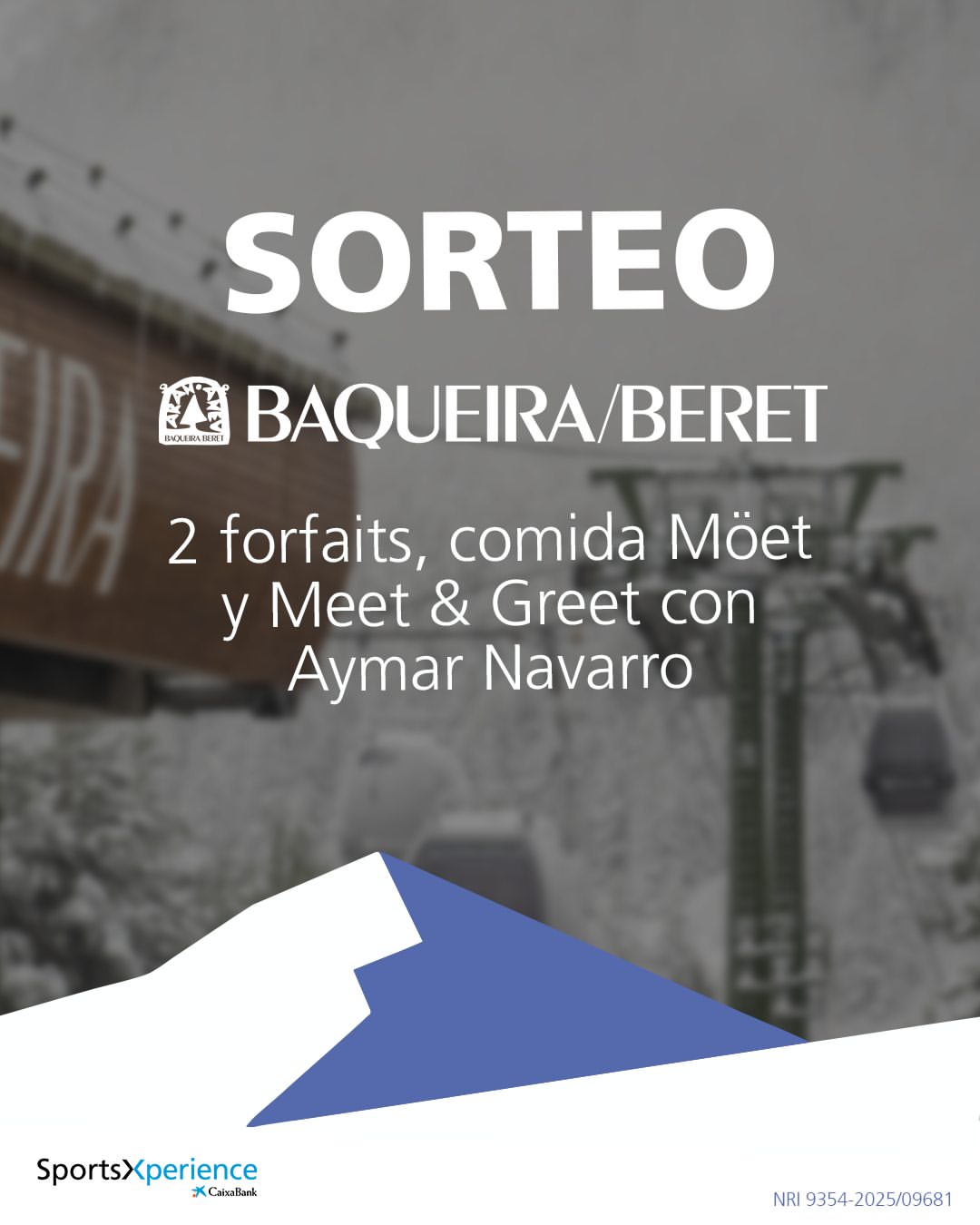 Imagen de 🎉 SORTEO DE EXPERIENCIA EN BAQUEIRA 🎉

Consigue 2 forf