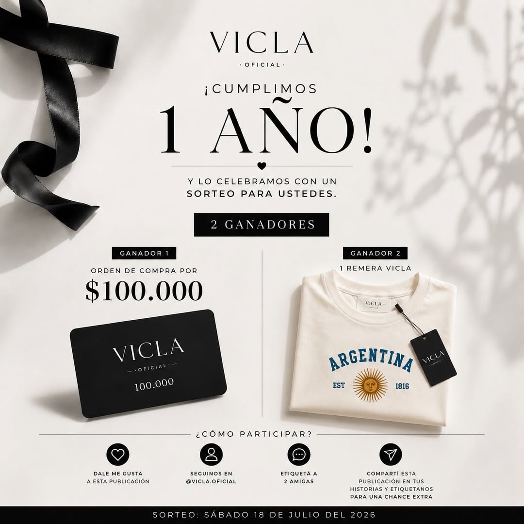 Imagen de ✨ ¡VICLA CUMPLE 1 AÑO! ✨

Hace un año comenzó este s