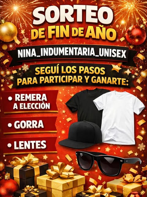 Imagen de ✨•SORTEO DE FIN DE AÑO SEGUÍ LOS PASOS PARA PARTICIPAR