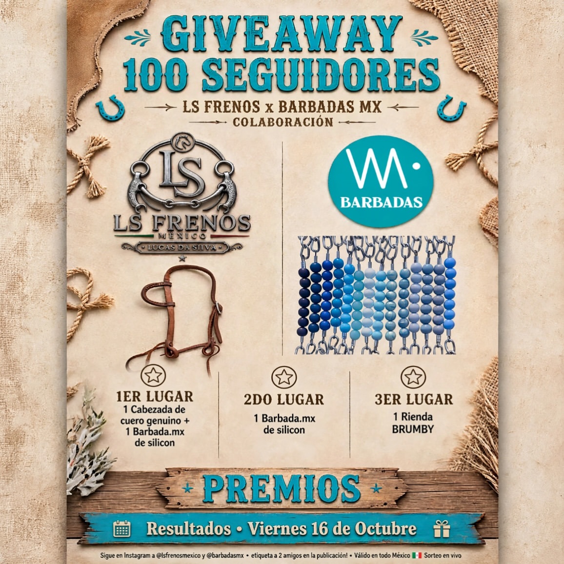 Imagen de 🎉 GIVEAWAY 100 SEGUIDORES 🎉
LS FRENOS MÉXICO x BARBAD