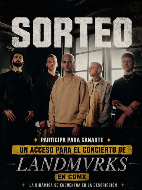Imagen de ¿TE QUIERES GANAR UN BOLETO PARA EL CONCIERTO DE LANDMVRKS 
