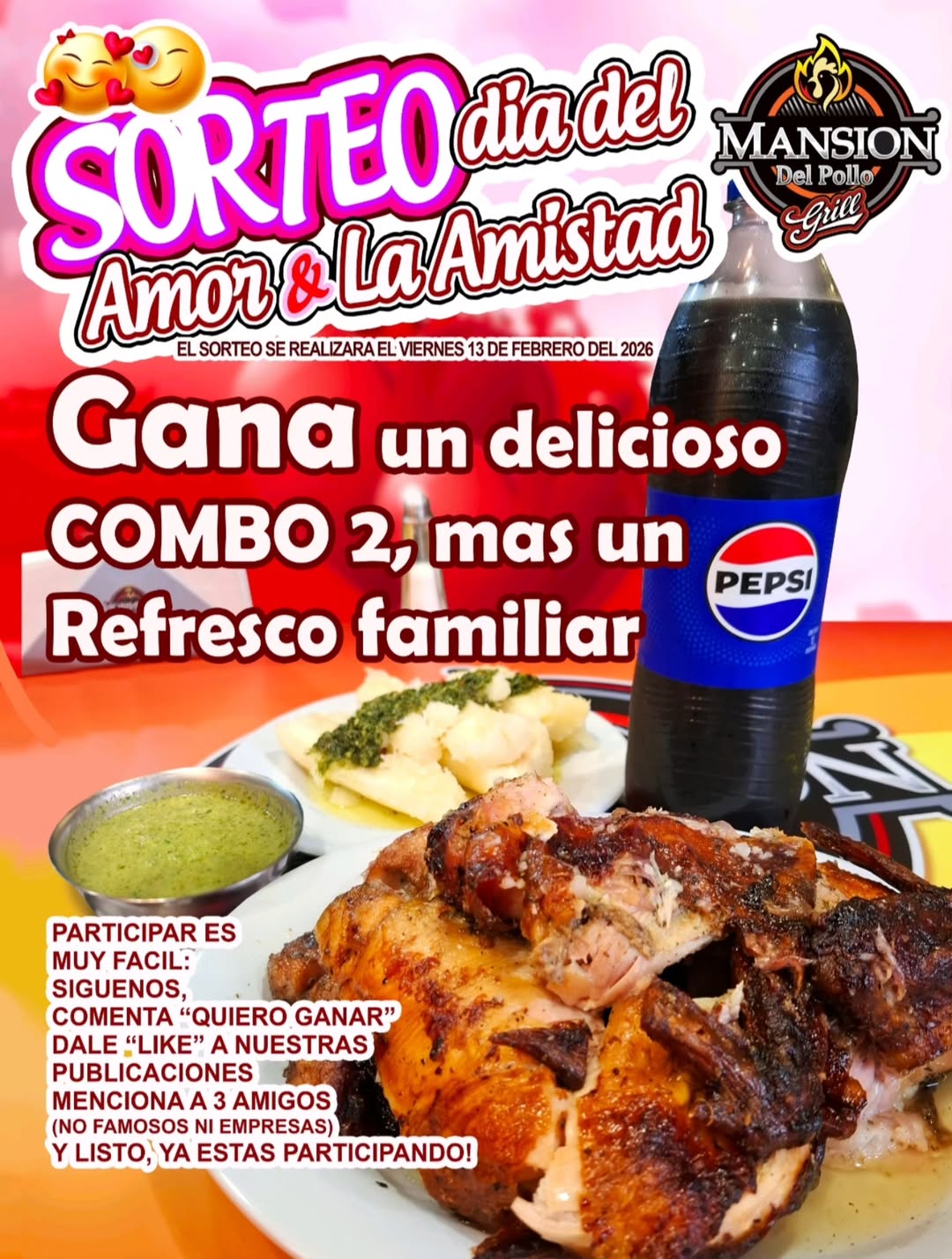 Imagen de En Mansion Del Pollo Grill queremos premiar tu fidelidad con