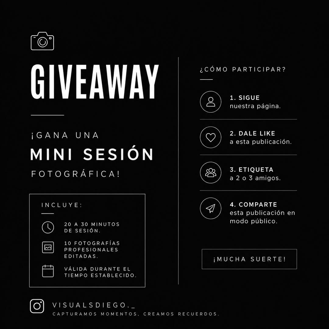 Imagen de 🎉 ¡GIVEAWAY! 📸

¡Quiero agradecerles todo el apoyo q