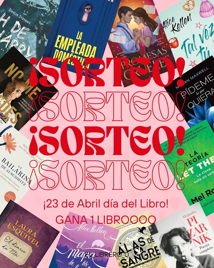 Imagen de 📚¡SORTEO DÍA DEL LIBRO PARA TOD@S!📚
Pensado para aqu