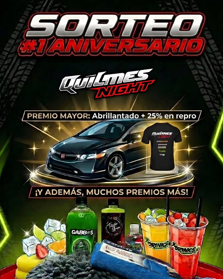 Imagen de SORTEO 1ER ANIVERSARIO QUILMES NIGHT!!! 🍾🎉

Antes que 