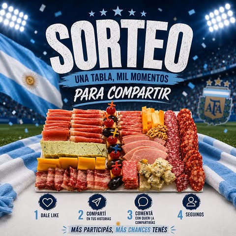 Imagen de 🇦🇷⚽ SORTEO ESPECIAL ⚽🇦🇷

Una tabla, mil mome