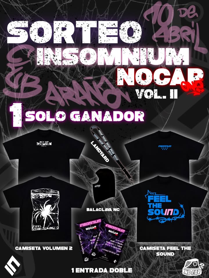 Imagen de SORTEO ⬇️ 

INSOMNIUM x NOCAP 

¿Quieres vivir la exper