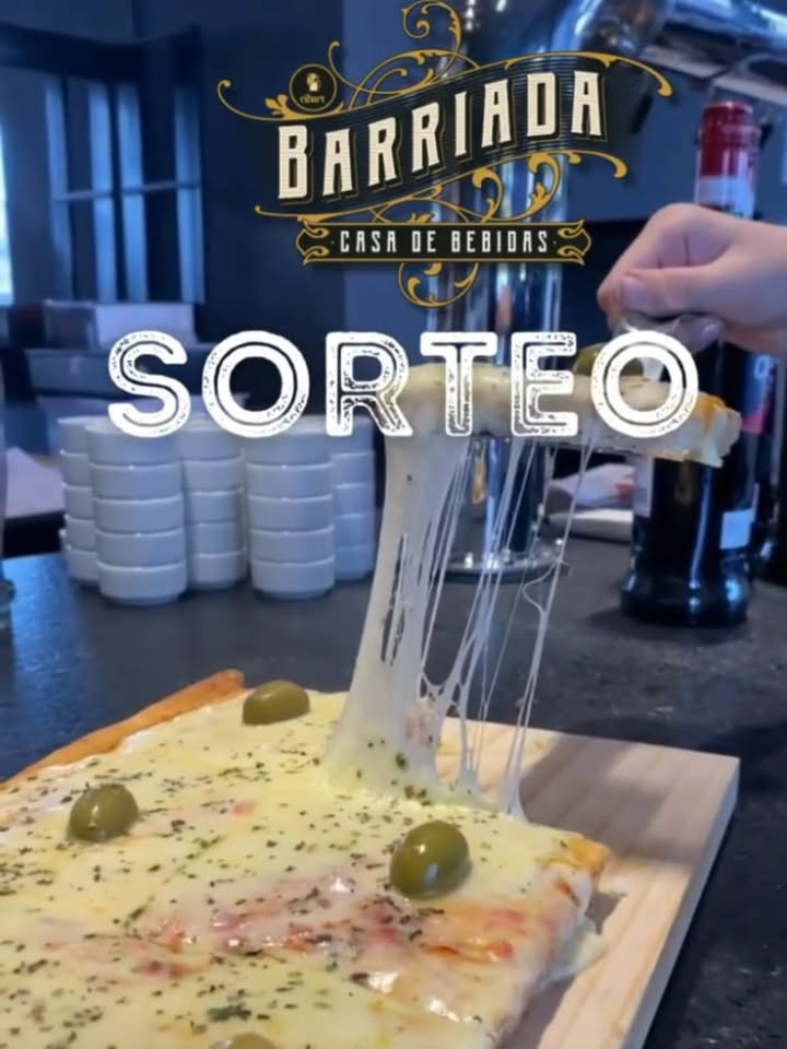 Imagen de #SORTEO 😋😋

Te regalamos Pizza 🍕  de 8 Porciones pa