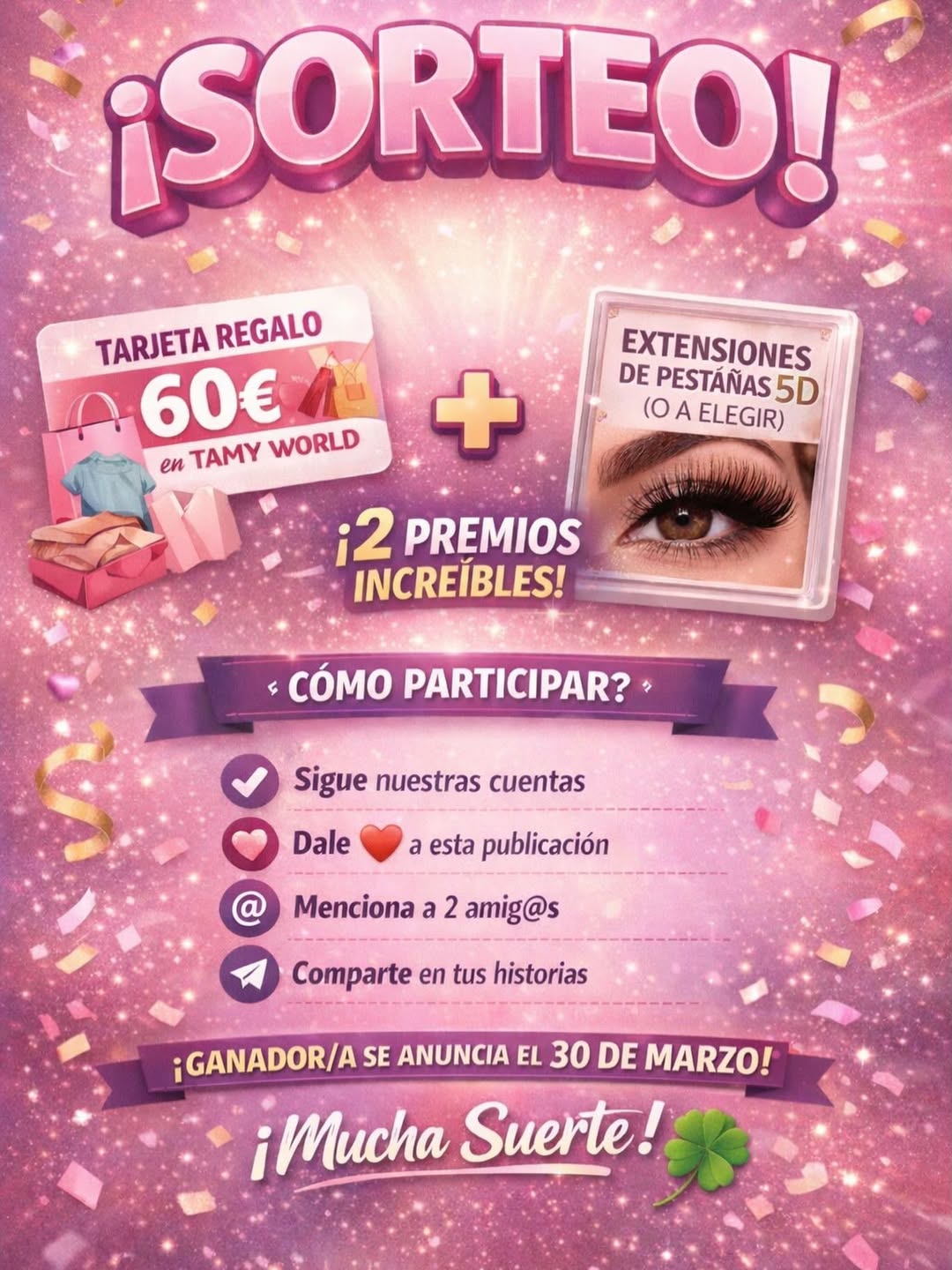 Imagen de 🎉 ¡SORTEO ESPECIAL! 🎉 

Queremos premiarte con un sú