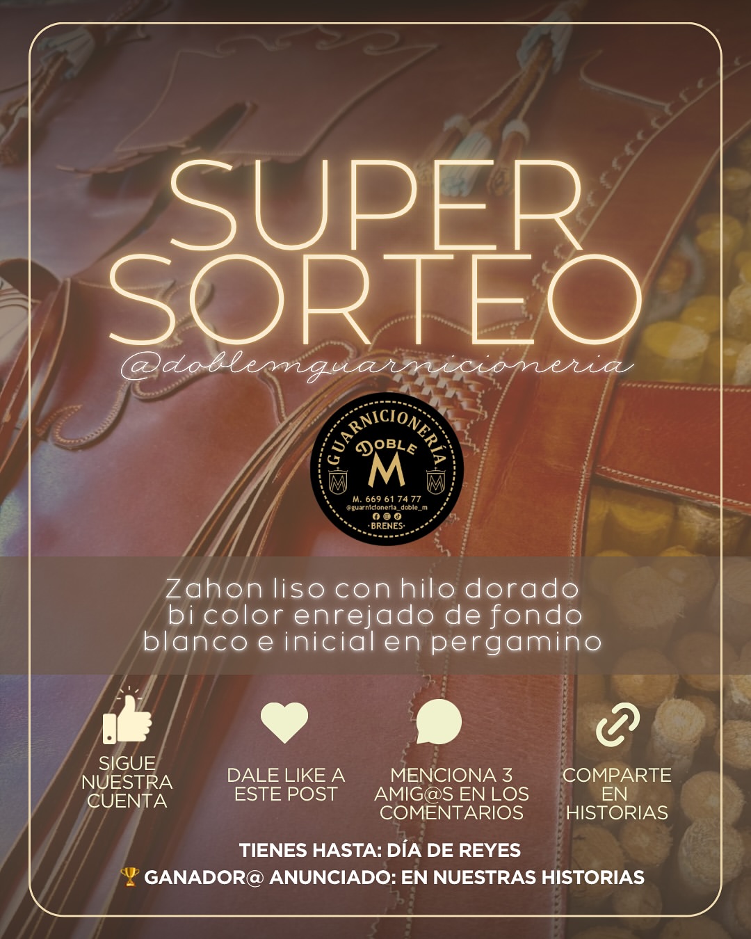 Imagen de 🎉 ¡SORTEO ESPECIAL DE REYES! 🎉
En Guarnicionería Dob