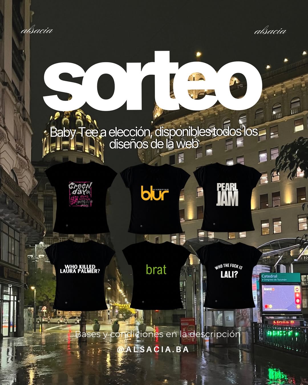 Imagen de 𐙚 SORTEO ALSACIA 𐙚

Regalamos una Baby Tee a elección