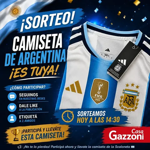 Imagen de 🚨🇦🇷 ¡SORTEO EXPRESS! 🇦🇷🚨

¡Hoy puede ser
