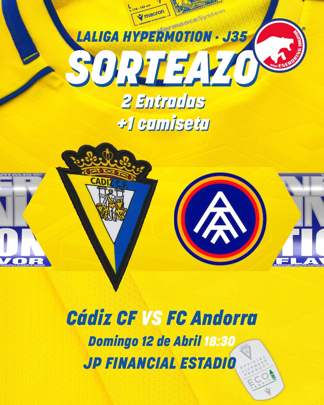 Imagen de 💛🩵 ¡SORTEAZO!🩵💛

Gana 👕1 camiseta y 🎫 2 e