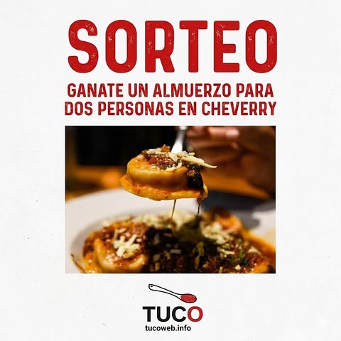 Imagen de ✨ SORTEO ✨
¿Un almuerzo para dos en @cheverry.laplata? 