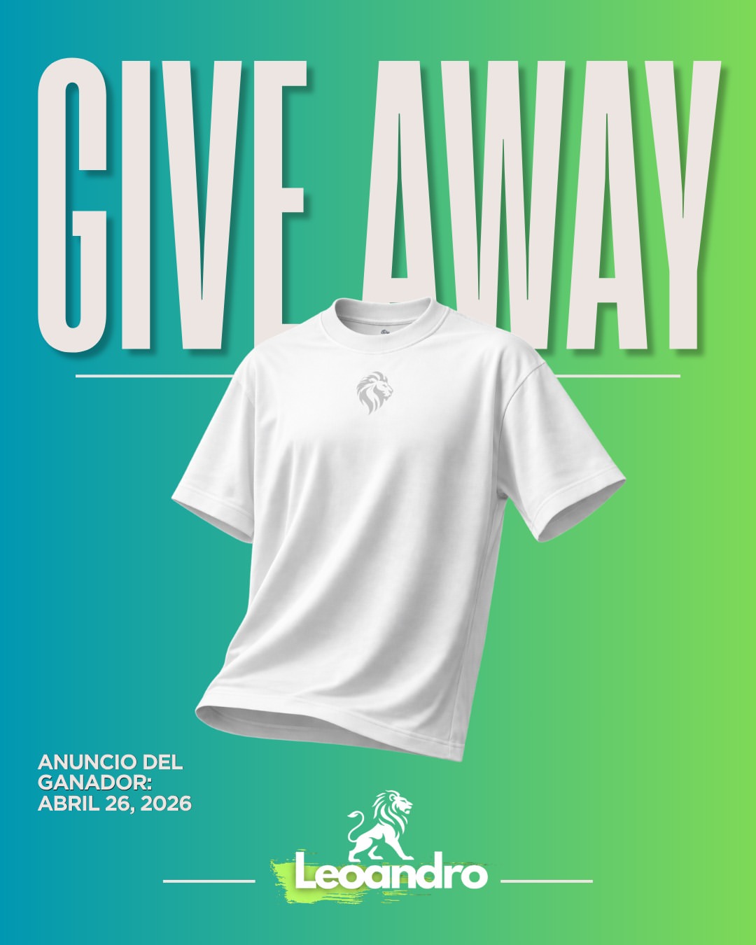 Imagen de 🔥 ¡GIVEAWAY TIME! 🔥

¿Quieres ganar esta camiseta ov