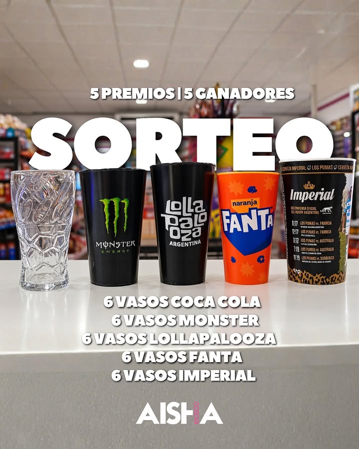 Imagen de SORTEO ideal para las previas! 5 premios | 5 ganadores 😎
