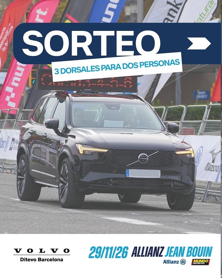 Imagen de ¡SORTEO CURSA JEAN BOUIN!

Un año más, Volvo Ditevo Barce