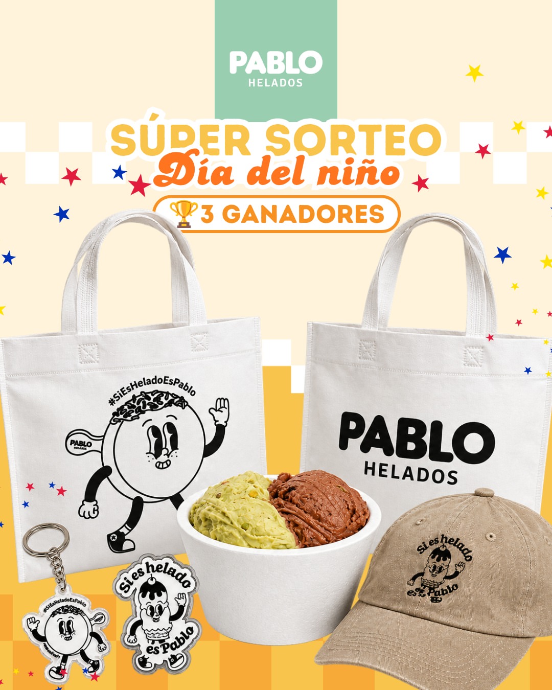Imagen de ¡SÚPER SORTEO DÍA DEL NIÑO! 🍦🎉
Tenemos 3 premios p