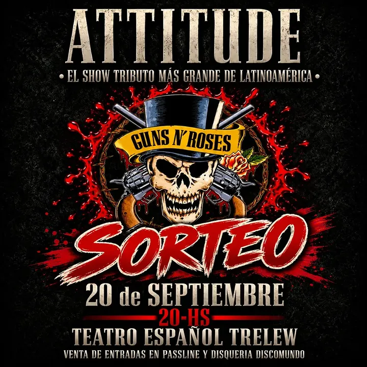 Imagen de 🎸🔥 SORTEO ATTITUDE 🔥🎸

¿Querés vivir una noche