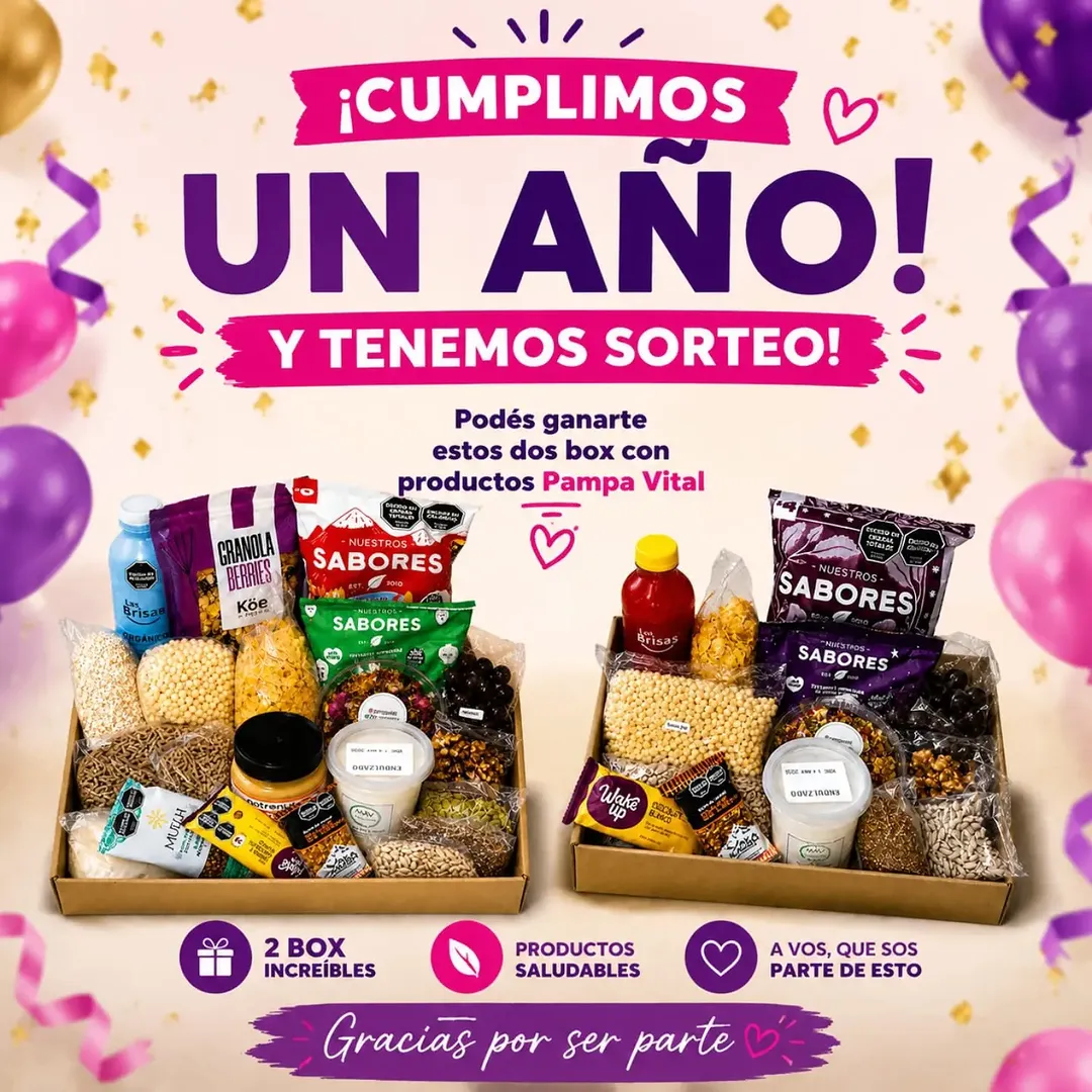 Imagen de 🎉 SORTEO ANIVERSARIO 🎉
¡Cumplimos un año y queremos 