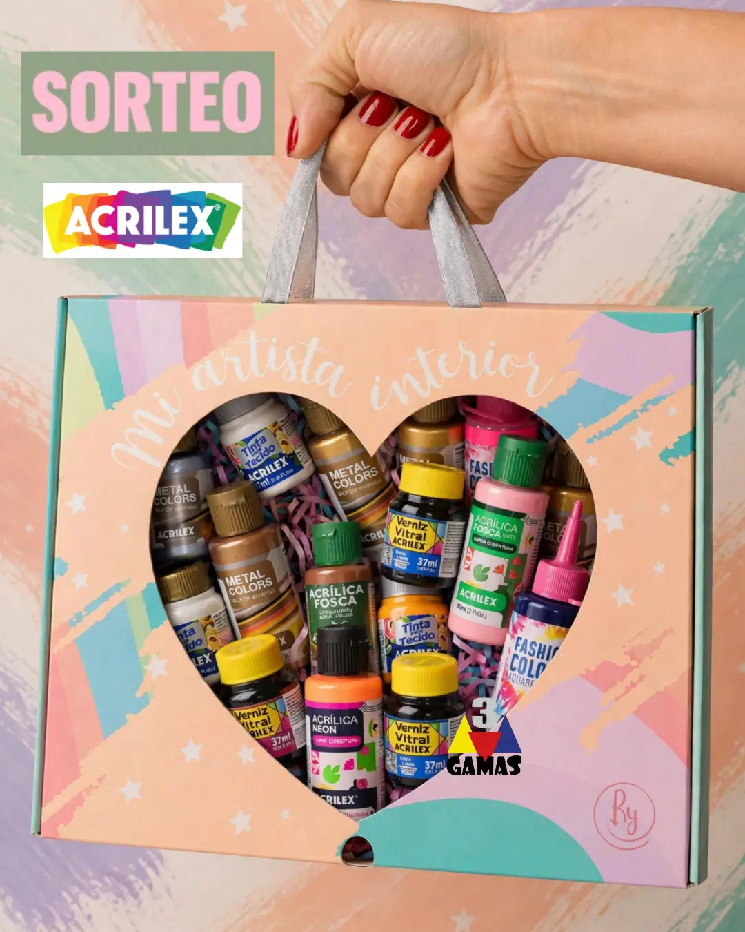 Imagen de 🎨 Tenemos una caja llena de #Acrilex para regalar y quere