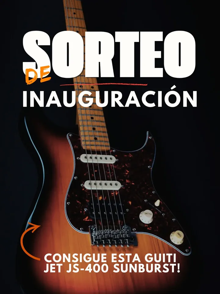 Imagen de 🎸 ! GUITARRA GRATIS Y FIESTA DE INAUGURACIÓN ! 🎸

! 