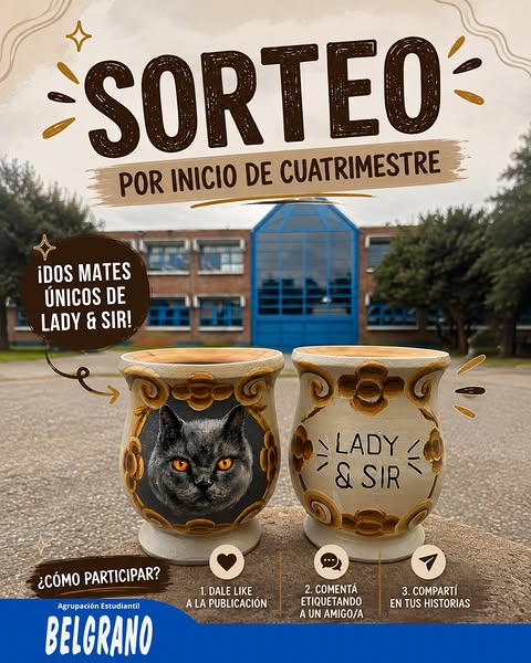 Imagen de 🎉 ¡SORTEO POR EL INICIO DEL CUATRIMESTRE! 🎉

Arrancam